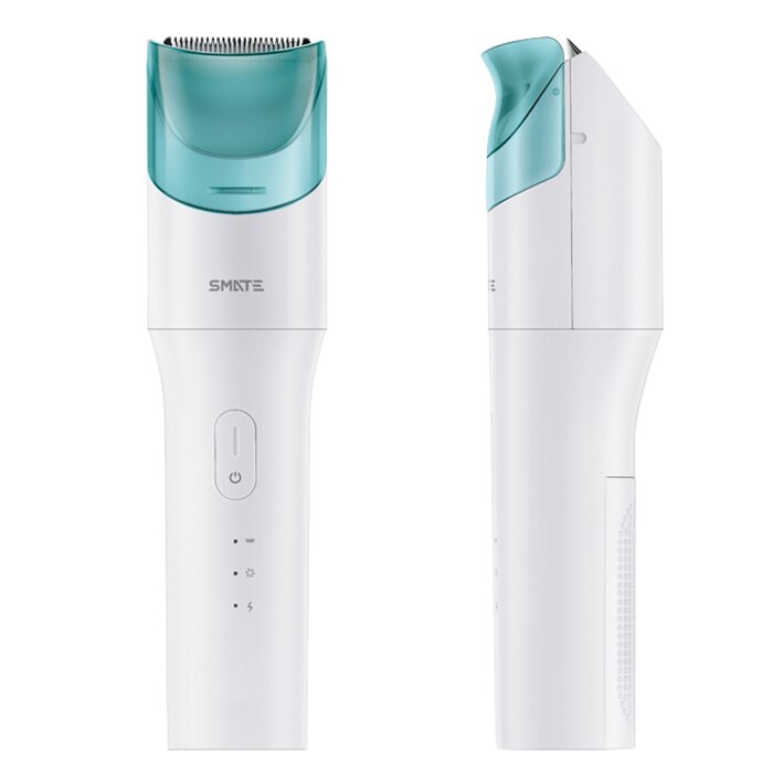 Xiaomi smate haartrimmer sh -ec31 usb oplaadbaar elektrisch voor volwassenen en kinderen, stil, automatische haartrimmer voor in de badkamer: Lichtblauwe lelie