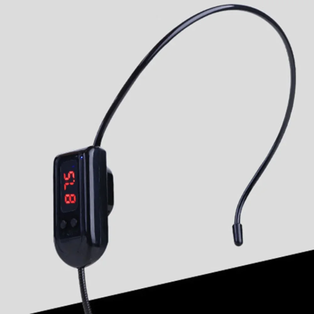 FM Wireless Microphone Headset Megaphone Radio Mic For Loudspeaker For Teaching Head Mounted Handheld 2-in-1 Wireless Microphone