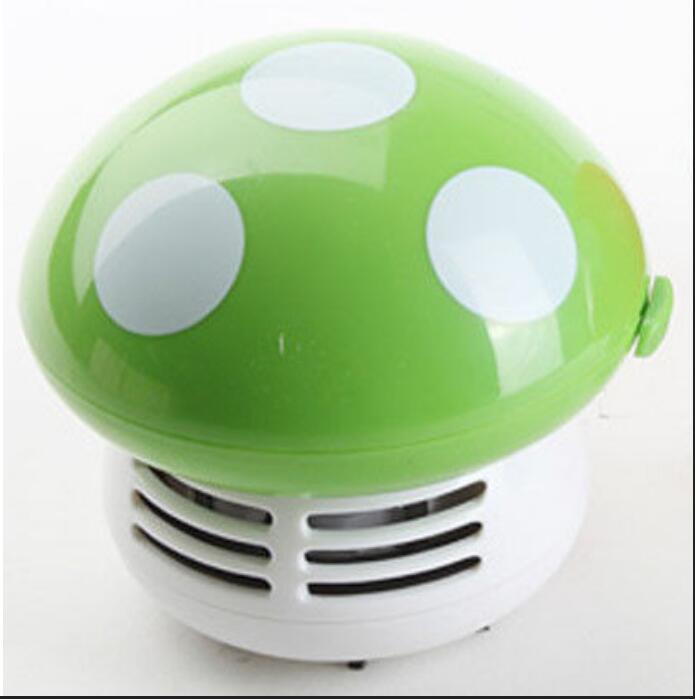 Husholdnings rengøringsværktøj 1pc søde mini-svampe støvsugerbord bord støv mikro renere fejemaskine hjørne slik støvpander: Grøn