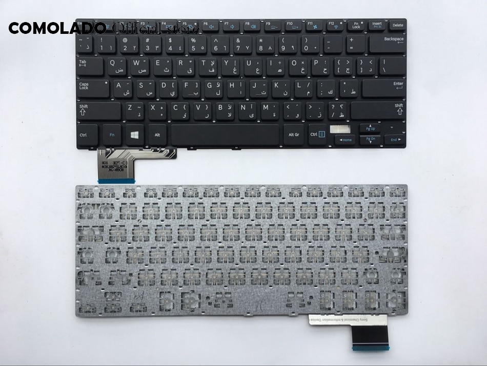 AR Arabisch toetsenbord Voor Samsung 730U3E NP730U3E 740U3E NP740U3E Zwart laptop toetsenbord AR Layout