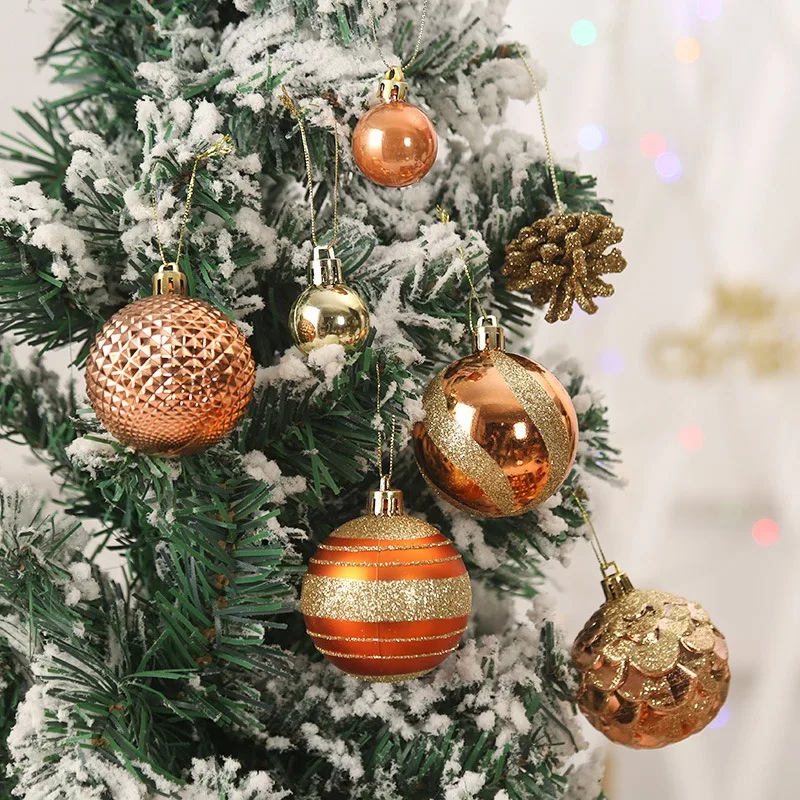 Christmas Tree Balls 42pcs 6cm 3cm Big Christmas Ball Multicolor Ball Decorations Christmas Tree Ornaments Set for Home Party