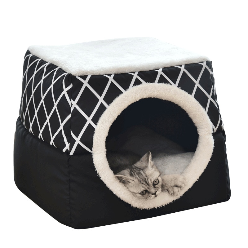 Cawayi kennel blødt kæledyr hus hundeseng til hunde katte små dyr produkter cama perro hondenmand panier chien legowisko dla psa