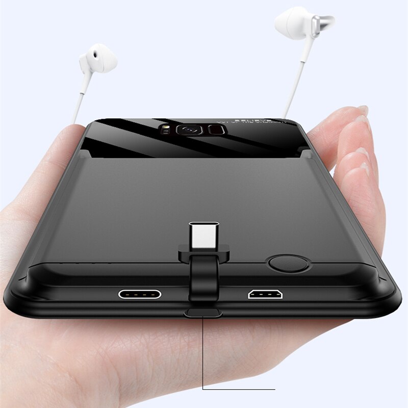 10000Mah Uitgebreid Telefoon Batterij Power Case Voor Samsung Galaxy Note 9 Power Bank Case Voor Samsung Note 9 Batterij power Charger