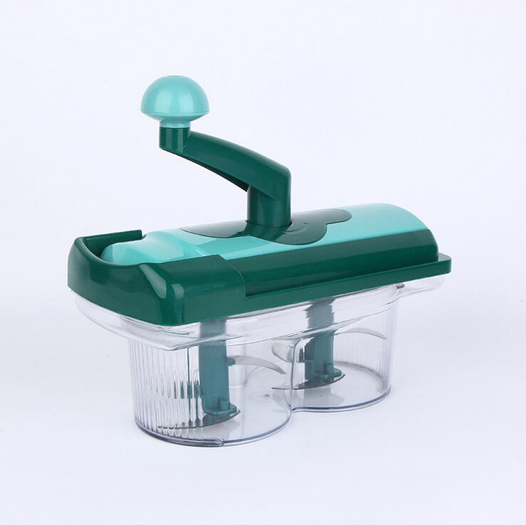 Kitchen Manual Cutting Machine Hand-cranked Meat Pepper Grinder fruit Vegetable Slicer Machine Stainless Steel Kitchen Appliance