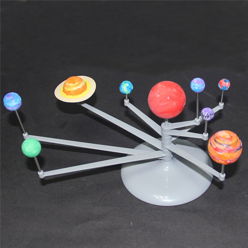 Solar Toys Systeem Planetaire Instrument Model Negen Planeten Kit Astronomie Schilderen Wetenschap Planetarium Voor Kinderen