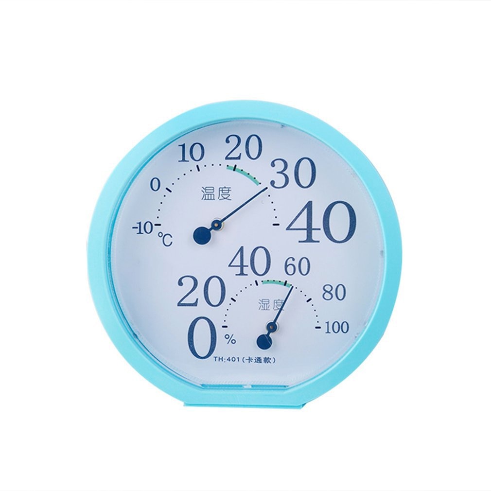 TH401 Portable Indoor Outdoor Thermometer Hygrometer Mini Pointer Temperature Humidity Monitor Meter Weather Station Tools: blue