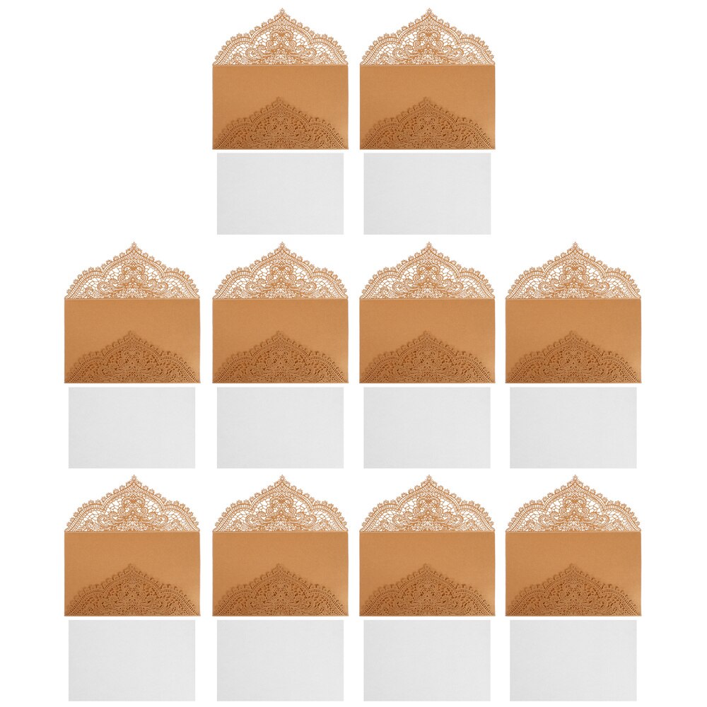 10pcs Wedding Invitations Birthday Party Lovely Paper Invitations Cards