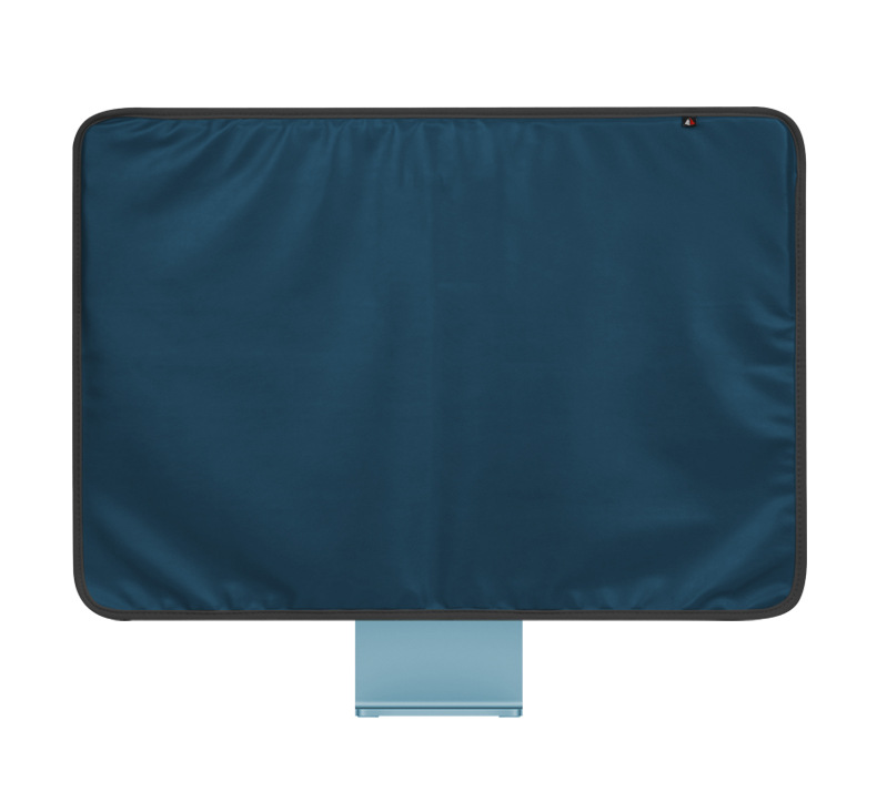 PU Leather Dustproof Cover for 24 Inch IMac Display Dust Protection Cover PU Back Pocket for Apple Computer Sleeve Case: Blue
