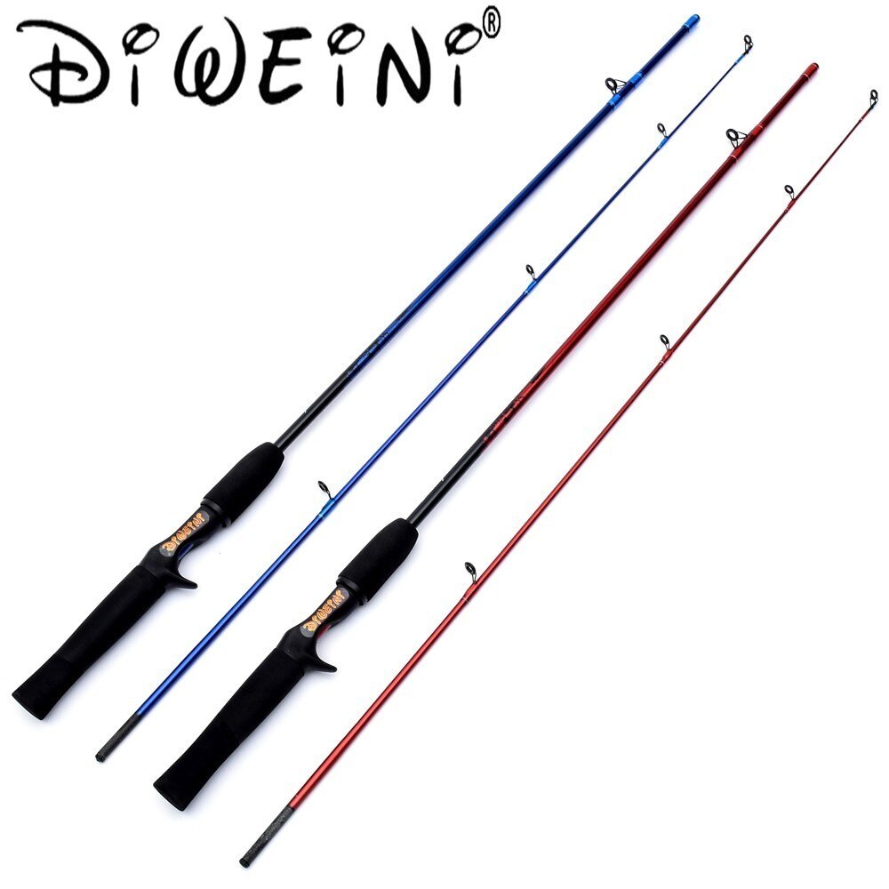 2 sek 7 "M moc węgiel wabik wędka spinning 1.68m / 1.8 M spinning wędka 4 kolory przenośny spinning pręt odlewniczy