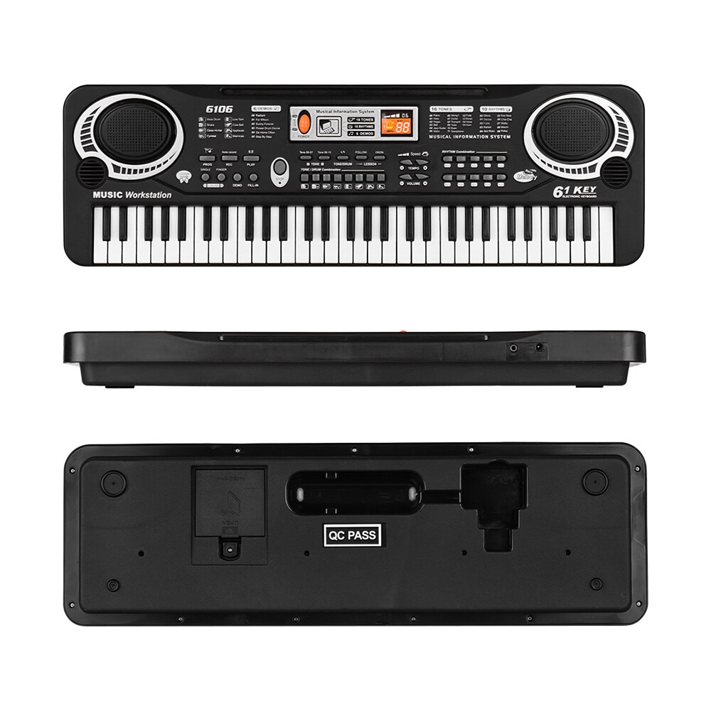 Piano électrique d'enfants de clavier électronique de musique numérique de 61 touches pour l'étudiant de Piano avec le piano d'instrument de musique de Microphone
