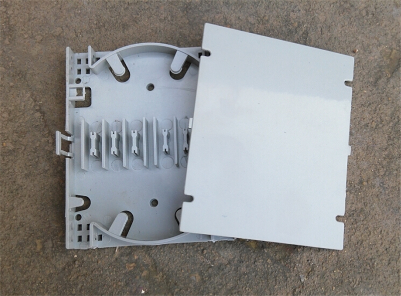 20pcs fiber splicing tray 4 6 8 12 core thickened splice protector ABS material ftth plastic box optical cassette tray ELINK