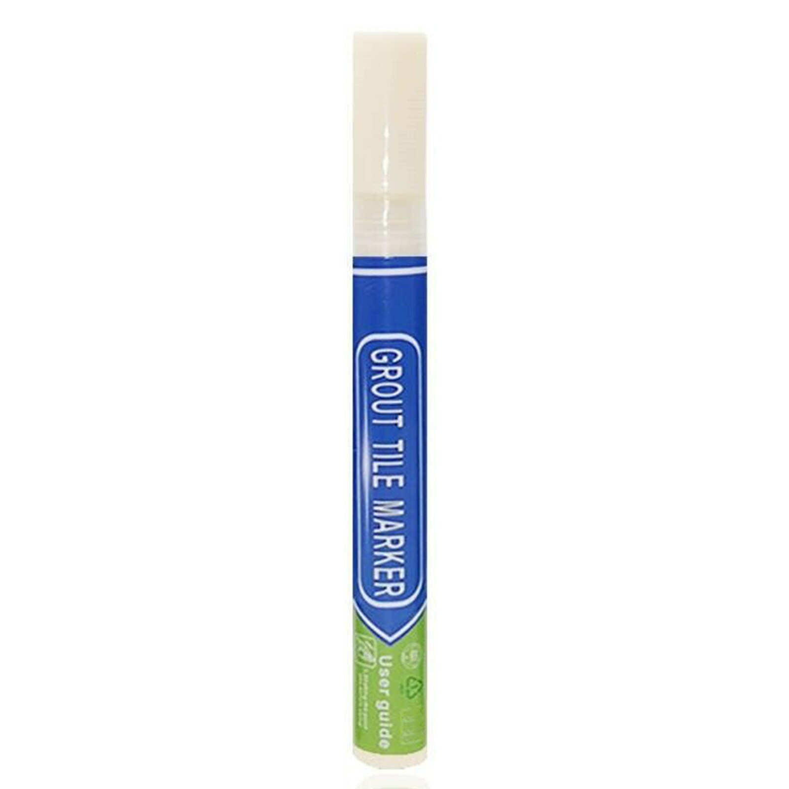 Grout Pen For Revives Restores Tile In Kitchen Shower Bathroom Waterproof Quick Drying JA55: creamy-white