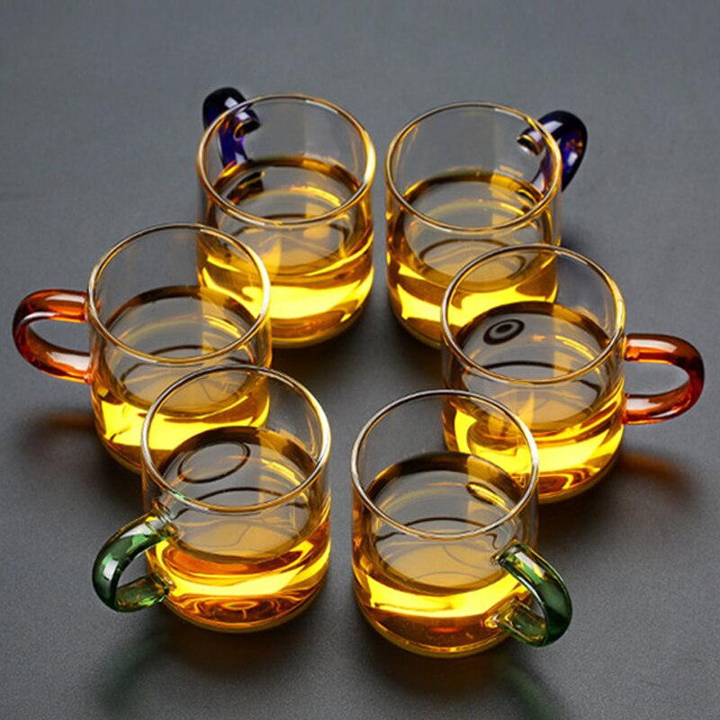 Nordisk stil glas højt borosilikat varmebestandigt glas husholdningsdrik kop mælkekop te kop ølglas  b200111
