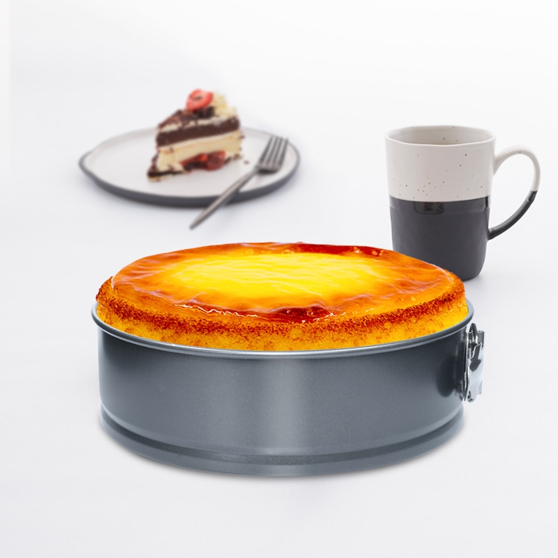 removable non-stick carbon steel mold cheese bakeware with removable bottom