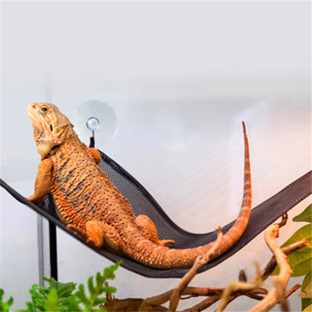 2 st reptil ödla orm husdjur mesh hängmatta säng bur tillbehör leveranser