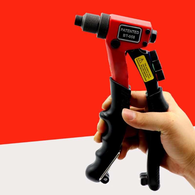 Manual Pulling Riveter Blind Heavy Hand Pull Nut Tool Cordless Riveting Machine Pliers Kit M2.4 M3.2 M4 M4.8