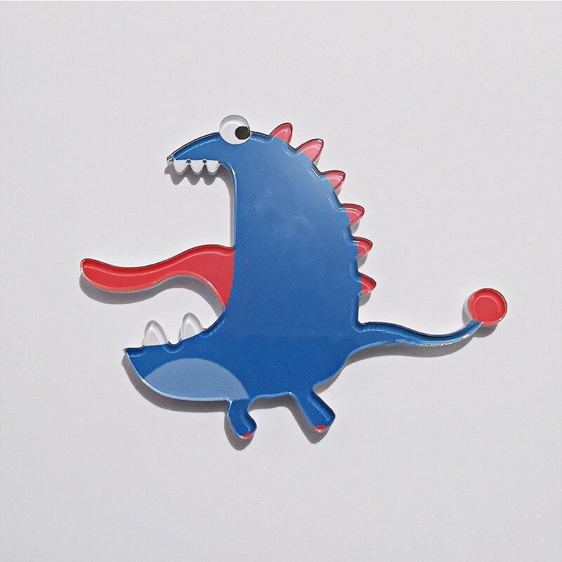 1 Piece Animal Magnetic Fridge Magnet Cartoon Dinosaur Refrigerator Message Leave Whiteboard Magnet: 4