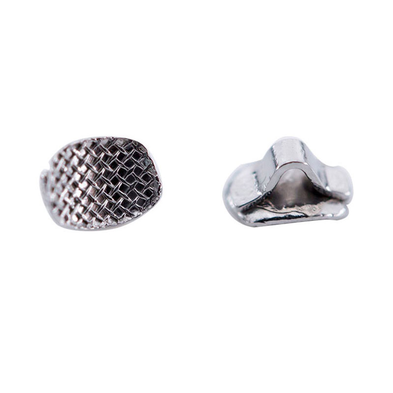 Dentst 50 pièces orthodontie dentaire liaison directe oeillet céramique bouton lingual langue dompteur morsure ouvre-crochet de Traction crochet à sertir: Lumière Rose