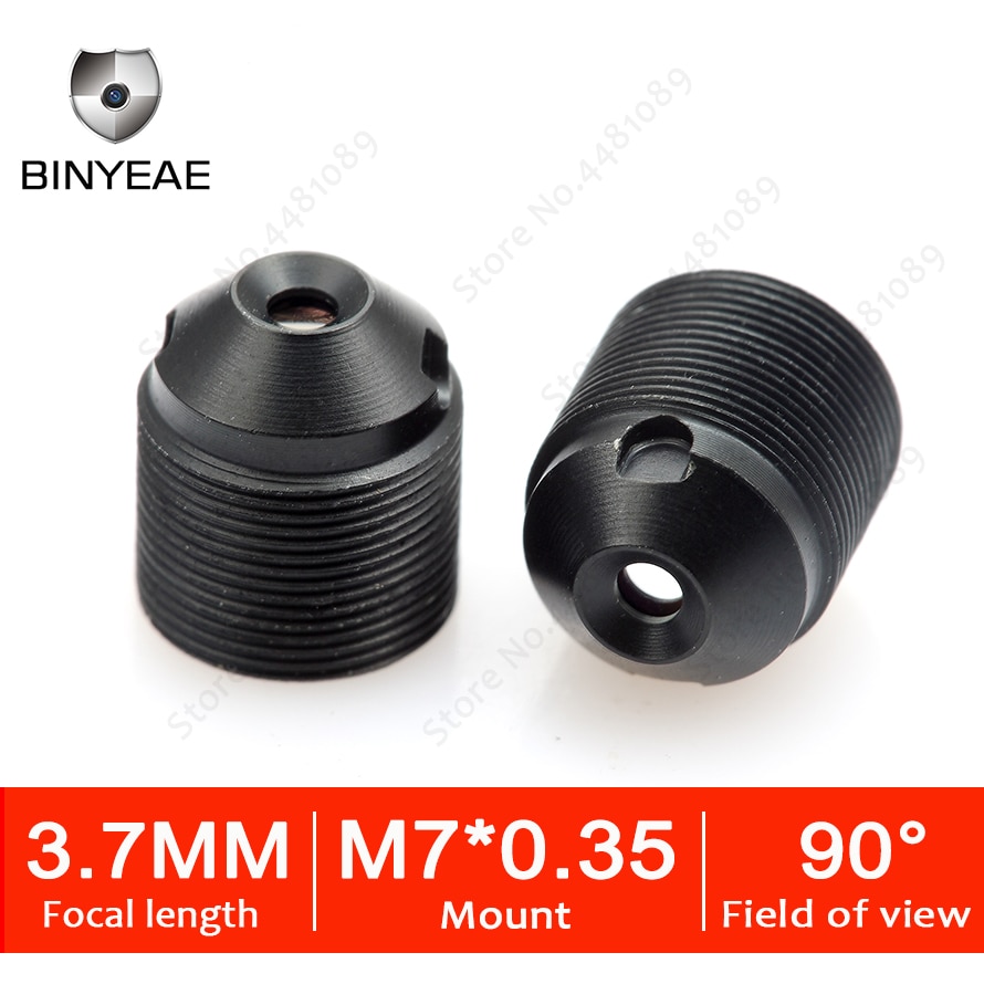 BINYEAE M7 3.7mm obiektywy kamery przemysłowej HD o rozdzielczości 1.3 megapiksela 3.7mm obiektyw otworkowy mini obiektyw M7 robić montażu 1/3 "format obrazu dla mini kamery