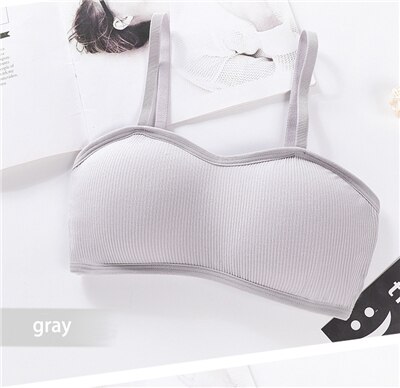 Push Up Bra For Women Simple Wireless Lingerie Femmale Casual Underwear Sexy Bralette Seamless Brassiere Sexy: Gray