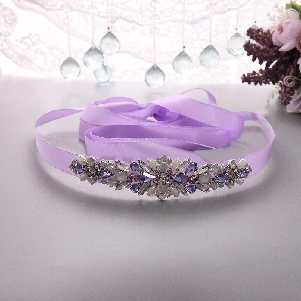 Trixy  s451 ursnygga bröllopsbälte skärp dam strass bälte brud skärp bälte kristall bälte diamant bälten för bröllop tillbehör