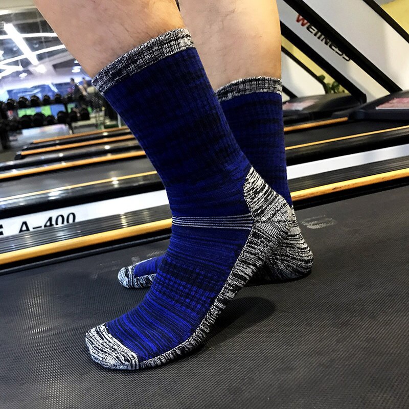 2 Paare Socken Nahtlose Thermische Verdicken draussen Sport Socken Fahrrad Schuhe Wolle Haufen Männer Schlafen Socken Für Männer EU 39-44 Meias