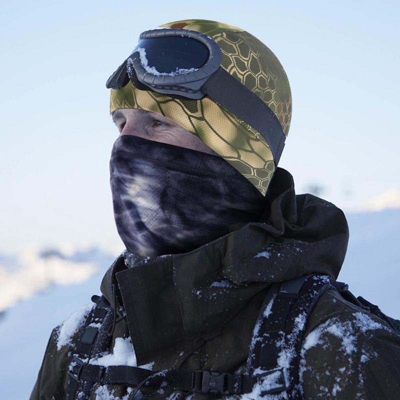 Python Patroon Helm Liner Caps Winddicht Outdoor Motorfiets Fietsen Sport Hoofddeksels Bescherming Zonnehoed Hoofddeksels
