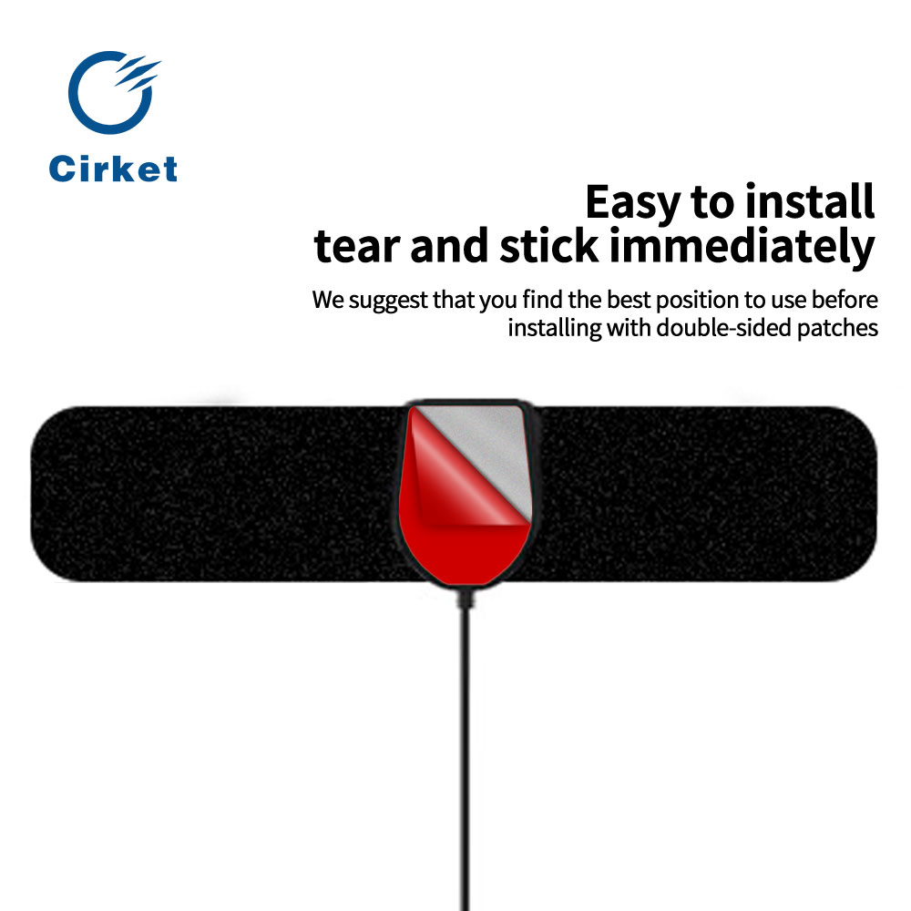 Cirket HD digital TV Antenna Amplifier 25dBi Indoor and outdoor home TV antennas 75 Ohm Free-to-Air Television Reception