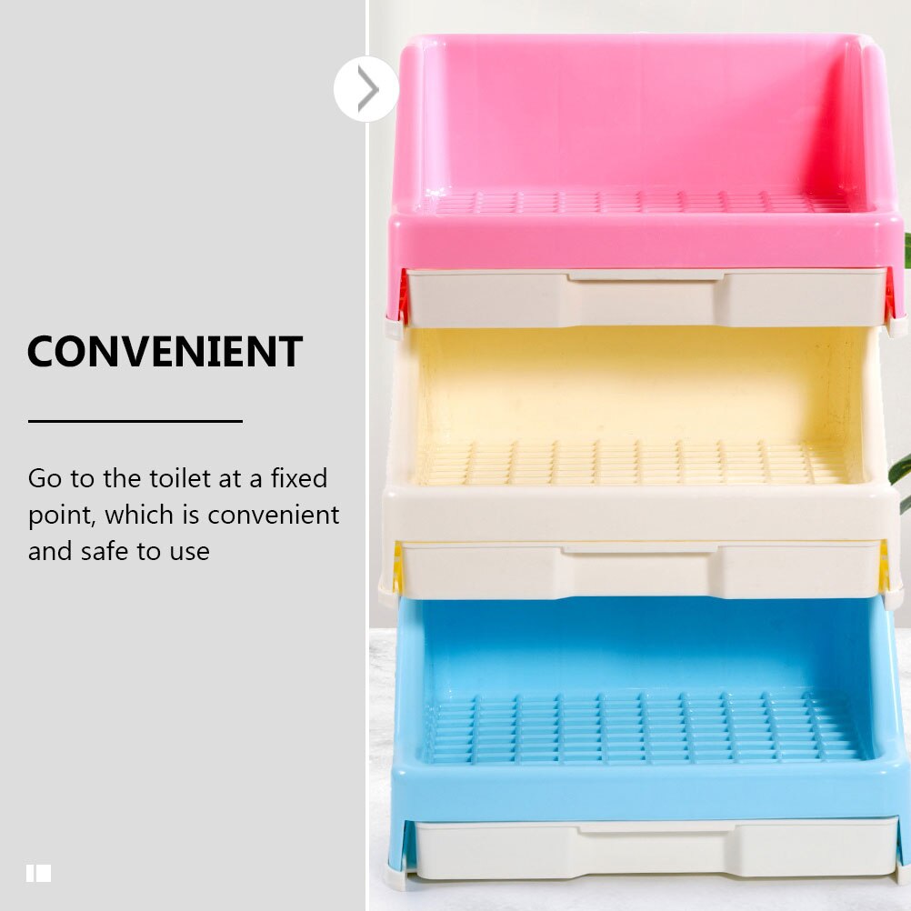 Anti-fall Bunny Potty Plastic Rabbit Litter Box Drawer Bunny Litter Box