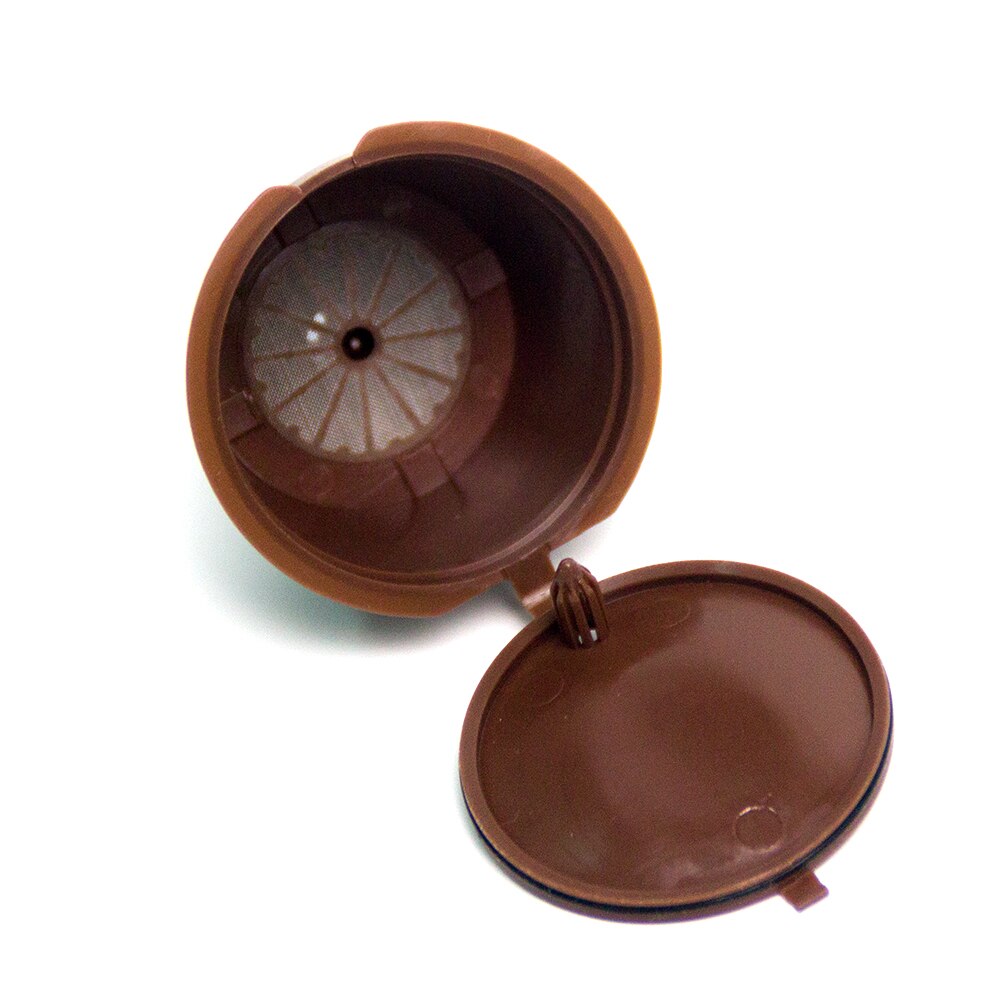 4 stk/pakning bruk 120 ganger dolce gusto kaffekapsel plastkapsel gjenfyllbar gjenbrukbar kompatibel med nescafe dolce gusto refill