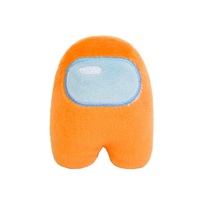 10Cm Gevulde Poppen Onder Ons Pluche Dier Onder Ons Spel Knuffel Kawaii Figuur Peluche Brinquedos Kids Jongen Speelgoed kerstcadeau: Oranje