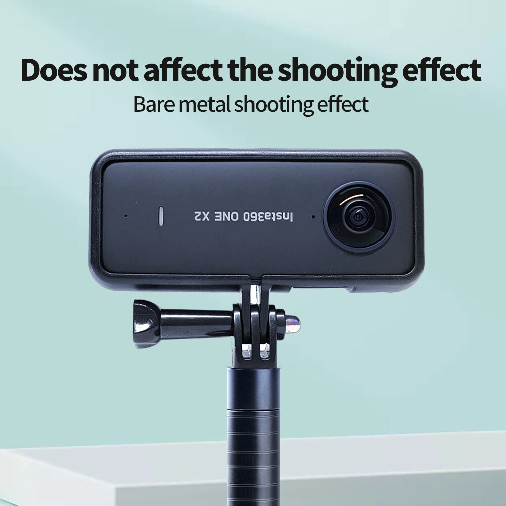 Cage de protection complète à trous précis pour Insta 360 ONE X2, boîtier de caméra, cadre pare-chocs pour Insta 1/4, Ports filetés