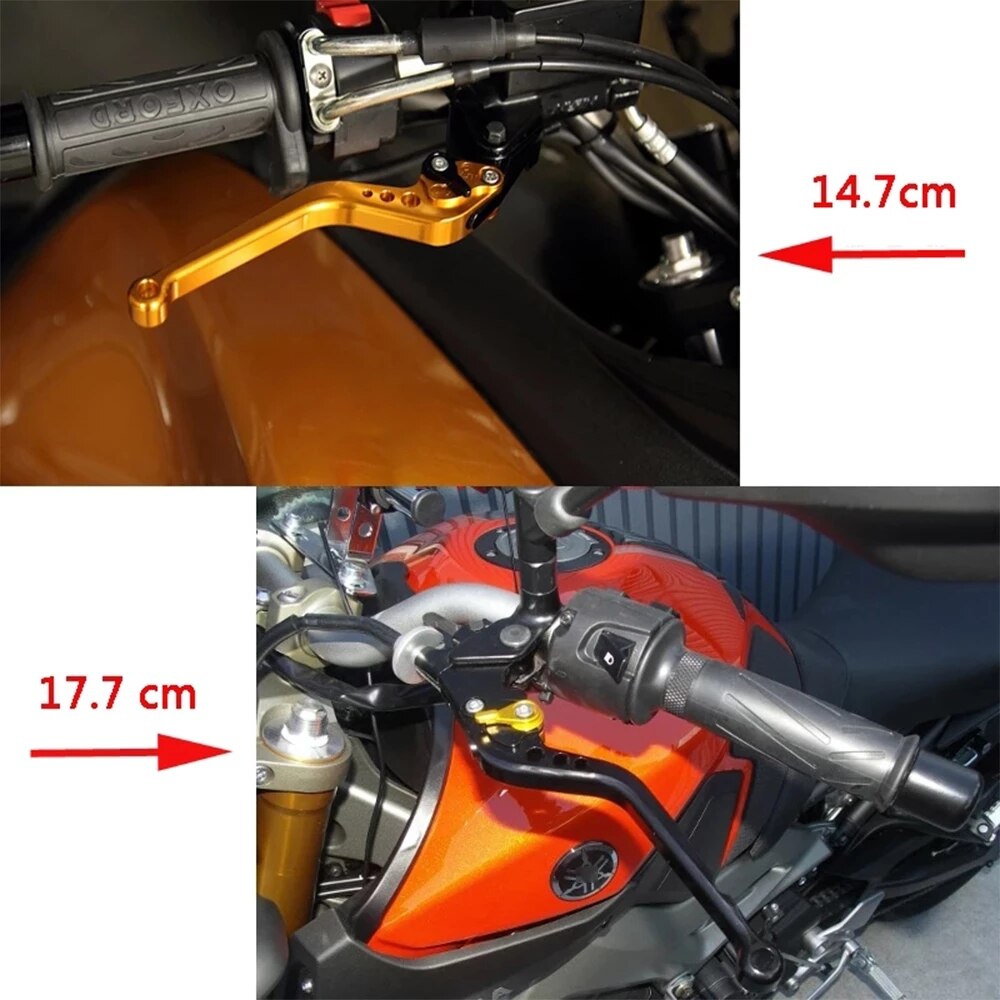 Motorsykkel brems kløtsj spak til kawasaki klr 250 klr 650 klr 650 1991-2007 1992 1993 1994 1995 1996 justerbar motorsykkel spak