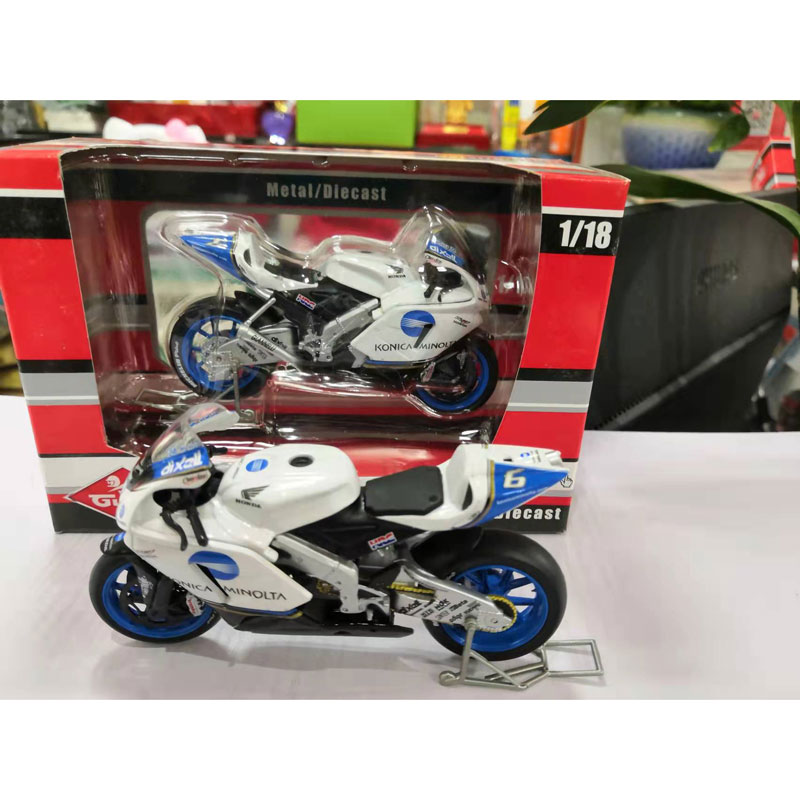 LEO 1:18 46 # Limited Collector Rossi Motorcycle Model Series Apulia Yamaha Honda Motorcycle Toys Best Birthday: 6B