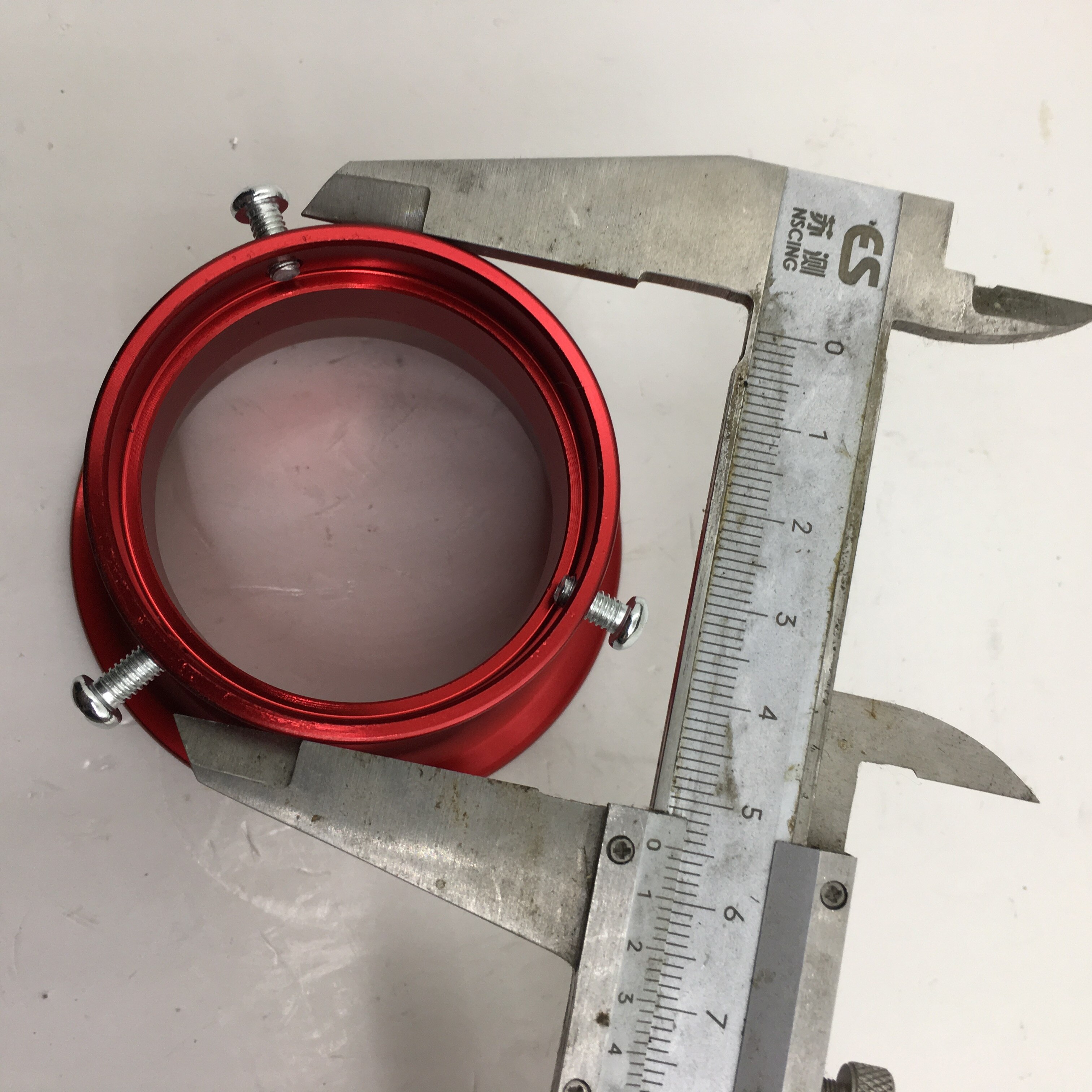 SherryBerg-compatible con carburador Keihin TM PE 28 PWK OKO 30, carburador de admisión de 50mm, Trompeta de color rojo