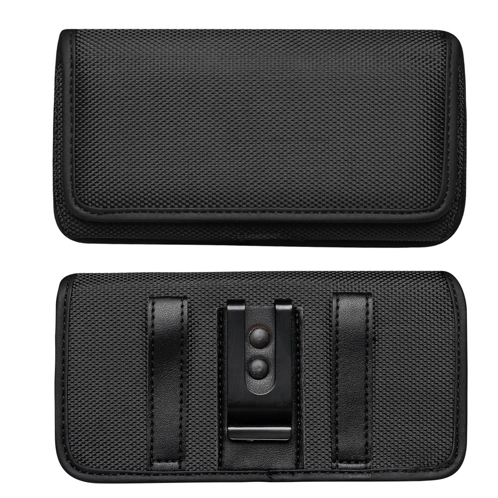 Telefon tasche für Huawei Ehre 60 SE 6.67 &quot;fallen gürtel Clip Halfter Oxford tuch karte Beutel: L (15.8 x 8.2 cm) / horizontal