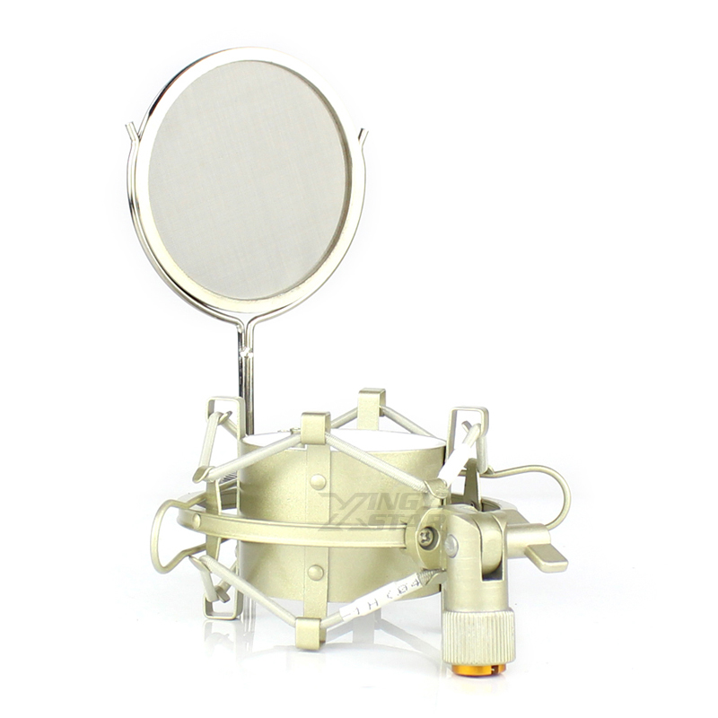 Metalen Spider Microfoon Shock Mount Suspension Houder Shockmount Klem Mic Stand Voorruit Voor RODE NT1000 NT2 EEN NT2000 K2 NTK