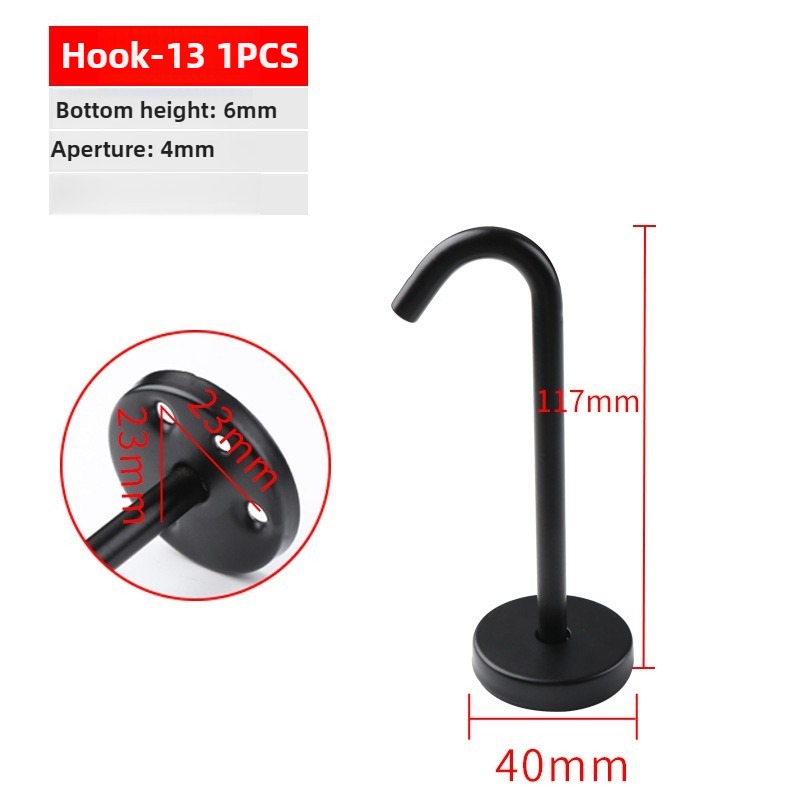 1/2/4pcsHook Eye Plate Heavy Oblong Duty Steel Stainless Pad Mount Wall U Boat Ceiling Hanger Ring Garage Hammock D Shape: XS / PURPLE