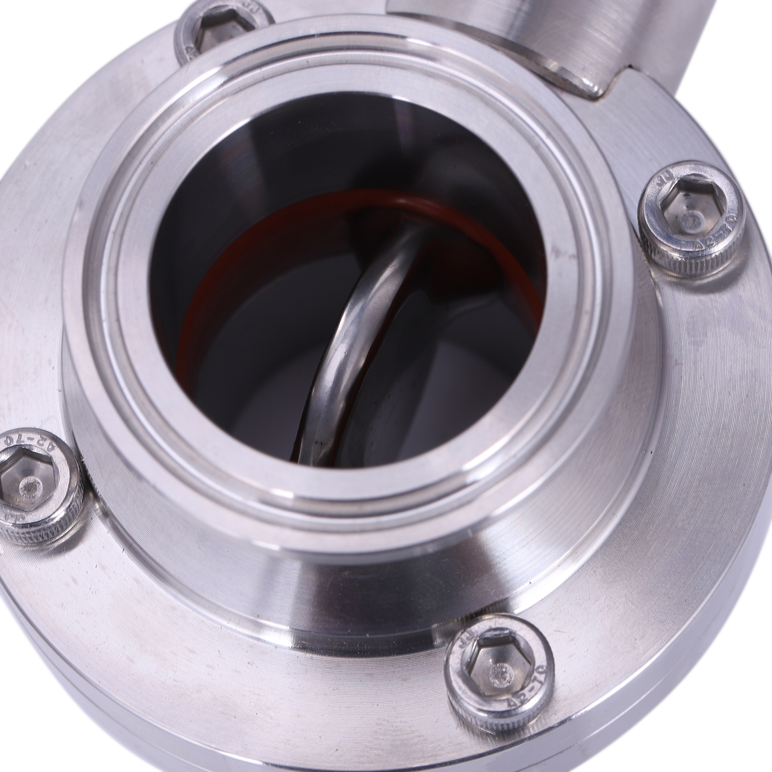 1-1/2inch 38mm SuS304 Stainless Steel Sanitary 1.5inch Tri Clamp Butterfly Flow control Valve Homebrew Beer Dairy Valves Part