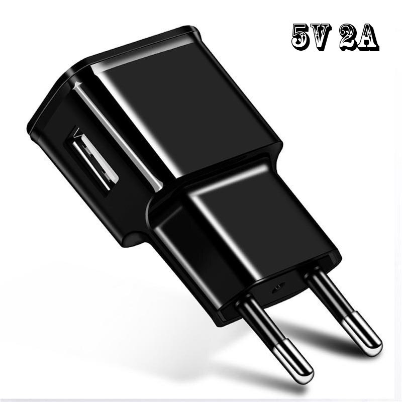 Für Samsung Galaxy S10 S10E Schnelle Ladegerät Stecker Quick Charge Telefon Ladegerät Für Samsung S10 S8 S9 Plus Hinweis 8 9 typ C Daten Kabel: 2A Charger Black