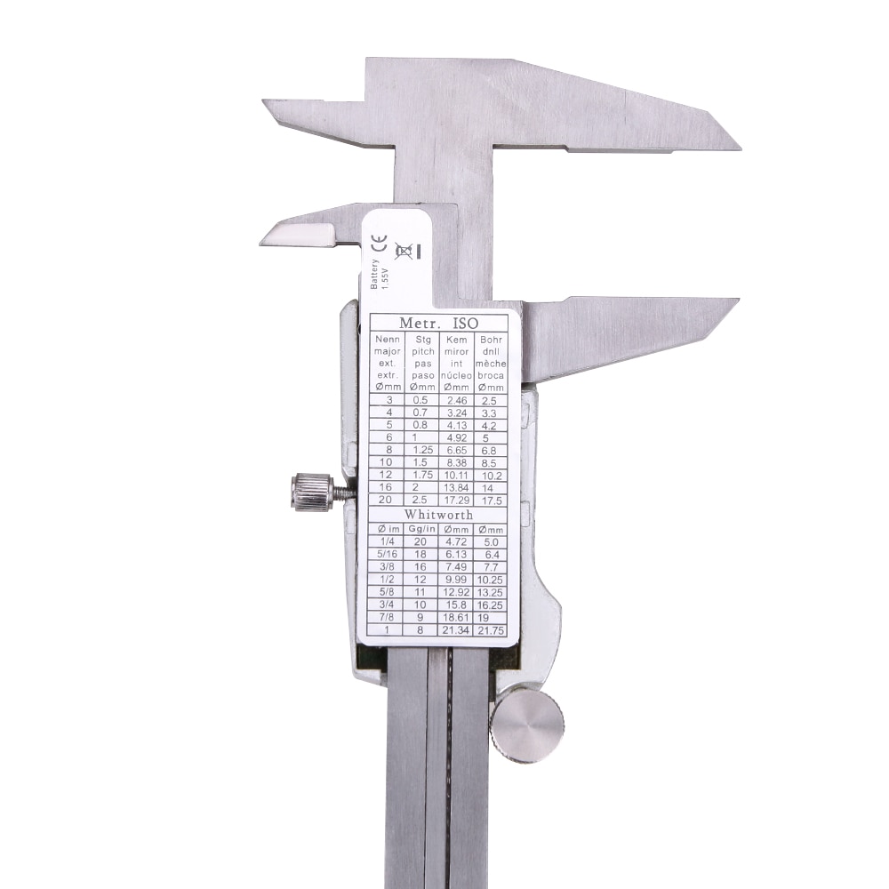 150mm Vernier Calipers Measuring Tool Stainless Steel Digital Caliper 6 inch Measuring Instrument