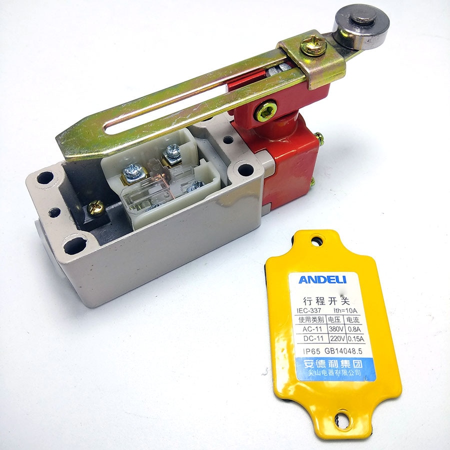 Limit switch series door stop switch 380V AC 220V DC 1NC 1NO Momentary limit switch 3 position rotary switch