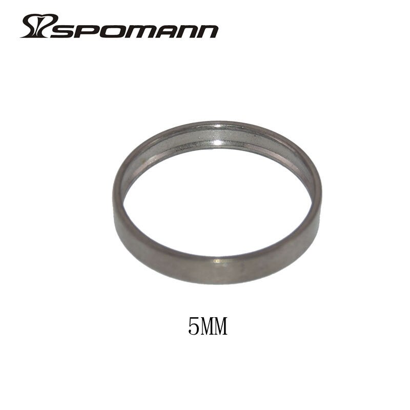 Newest ultralight Titanium alloy Road bike headsets washer Titanium bicycle stem spacer 5/10/15/20mm Mountain MTB part Free ship: 5mm