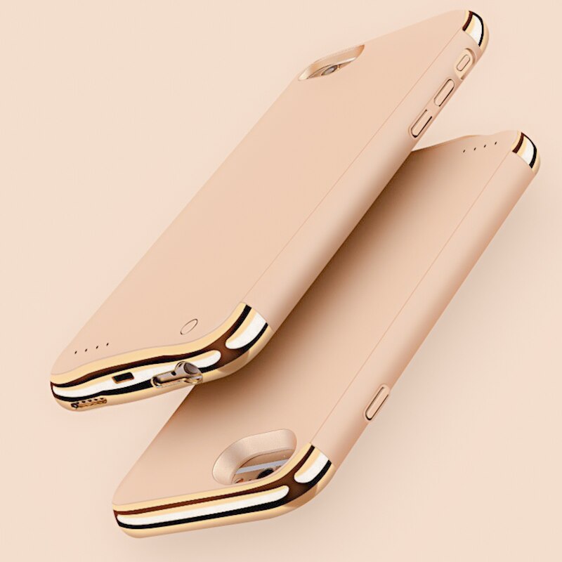 Fundas de carga de batería externa para iphone 6 6s 7 8 Plus, funda de carga de batería de Banco de energía ultradelgada para iphone 6 6s plus