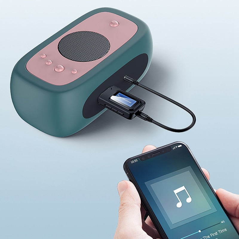 Adaptateur Bluetooth 5.0 2-en-1 - Émetteur & Récepteur Audio Voiture - Plug-and-Play USB/Type-C