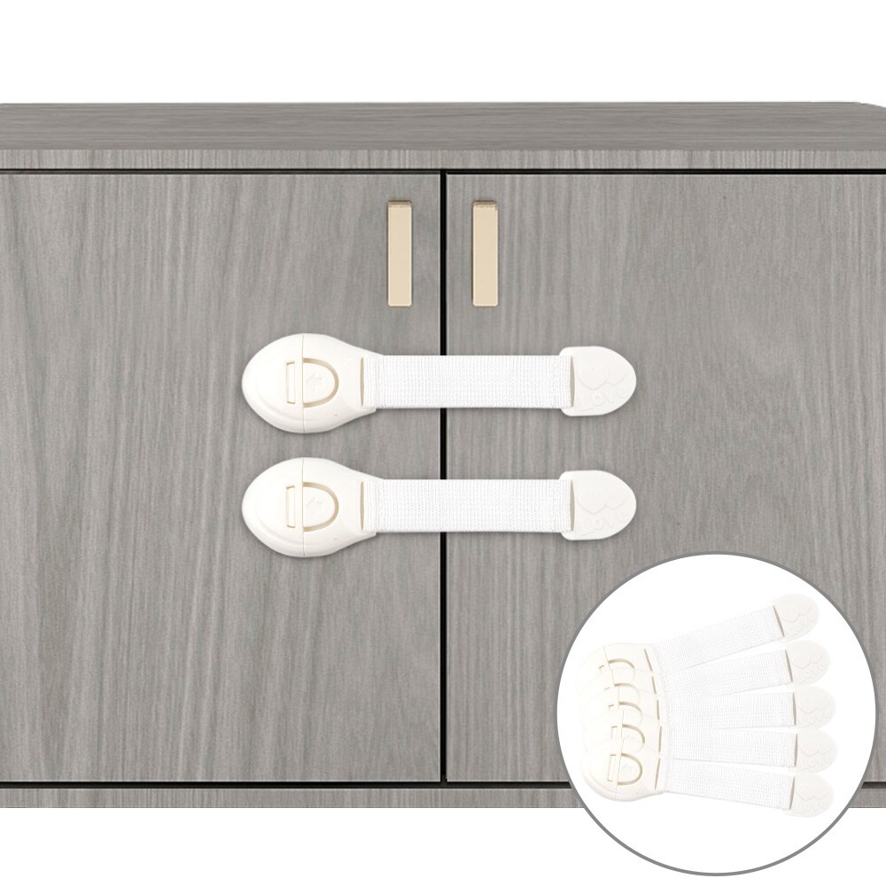 10Pcs Children's Cabinet Lock Baby Safety Protection Child Safety Latches Drawers Cupboards Childproof Product Plastic Latch