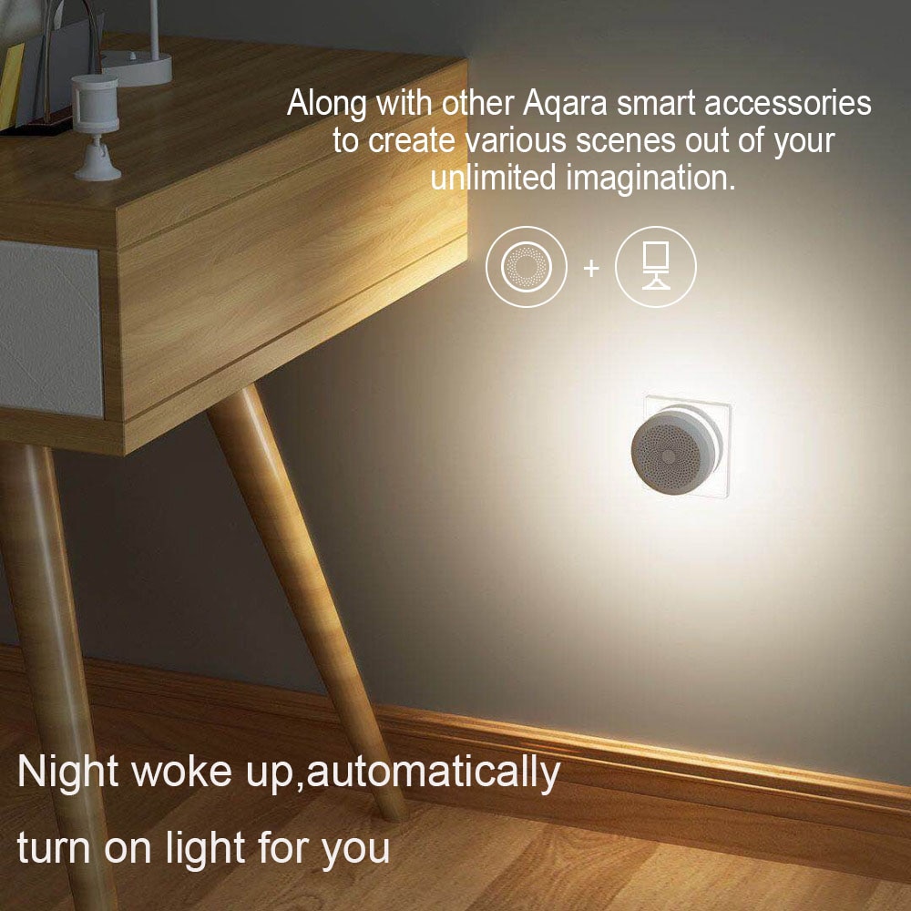 Xiaomi Smart mi Gateway 3 Aqara Hub With RGB Led Night Light Wireless Wifi Zigbee Remote Control Work For Apple Homekit Mi Home