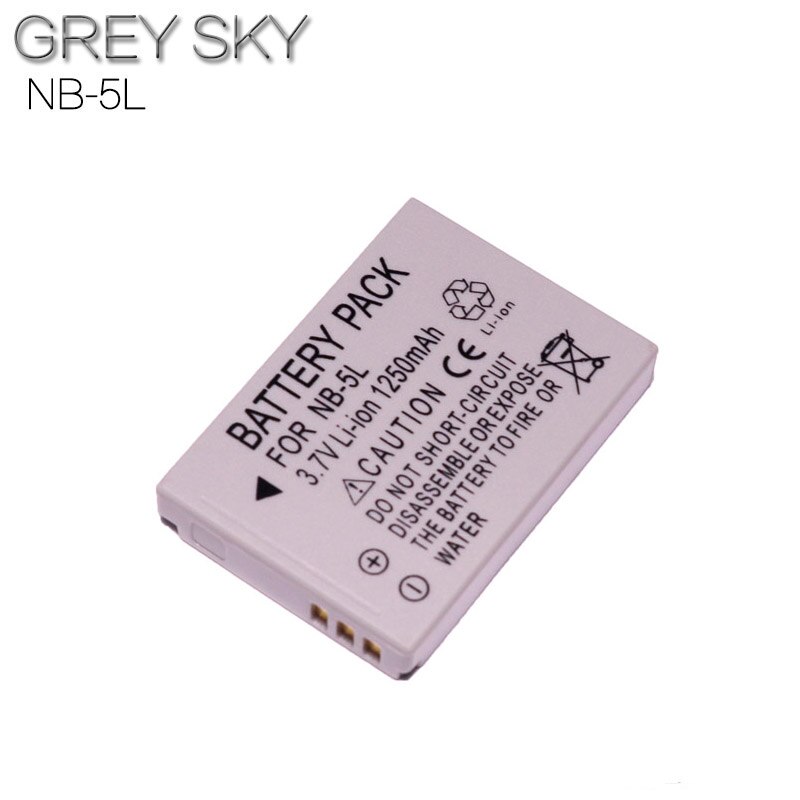 2 pièces NB-5L NB 5L NB5L Batterie + LCD USB Chargeur Pour appareil photo Canon S110 SX200 SX210 SX220 SX230 EST HS IXUS 850 870 800 860 990 SD caméra