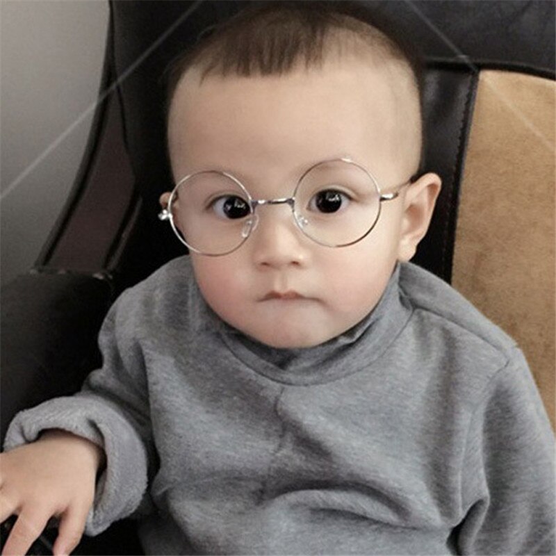 lunettes rondes lunettes montures lunettes enfants avec lentille transparente myopie optique lunettes transparentes pour enfants garçons filles