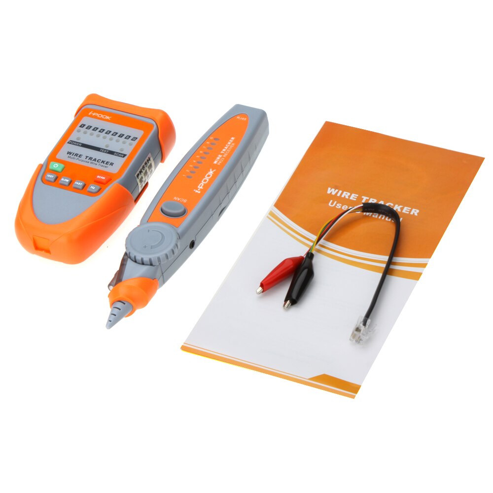 Original PK65H Multi-purpose Wire Tracker Cable Tester w/ Adjustable Sensitivity PK23 Receiver with LED Display